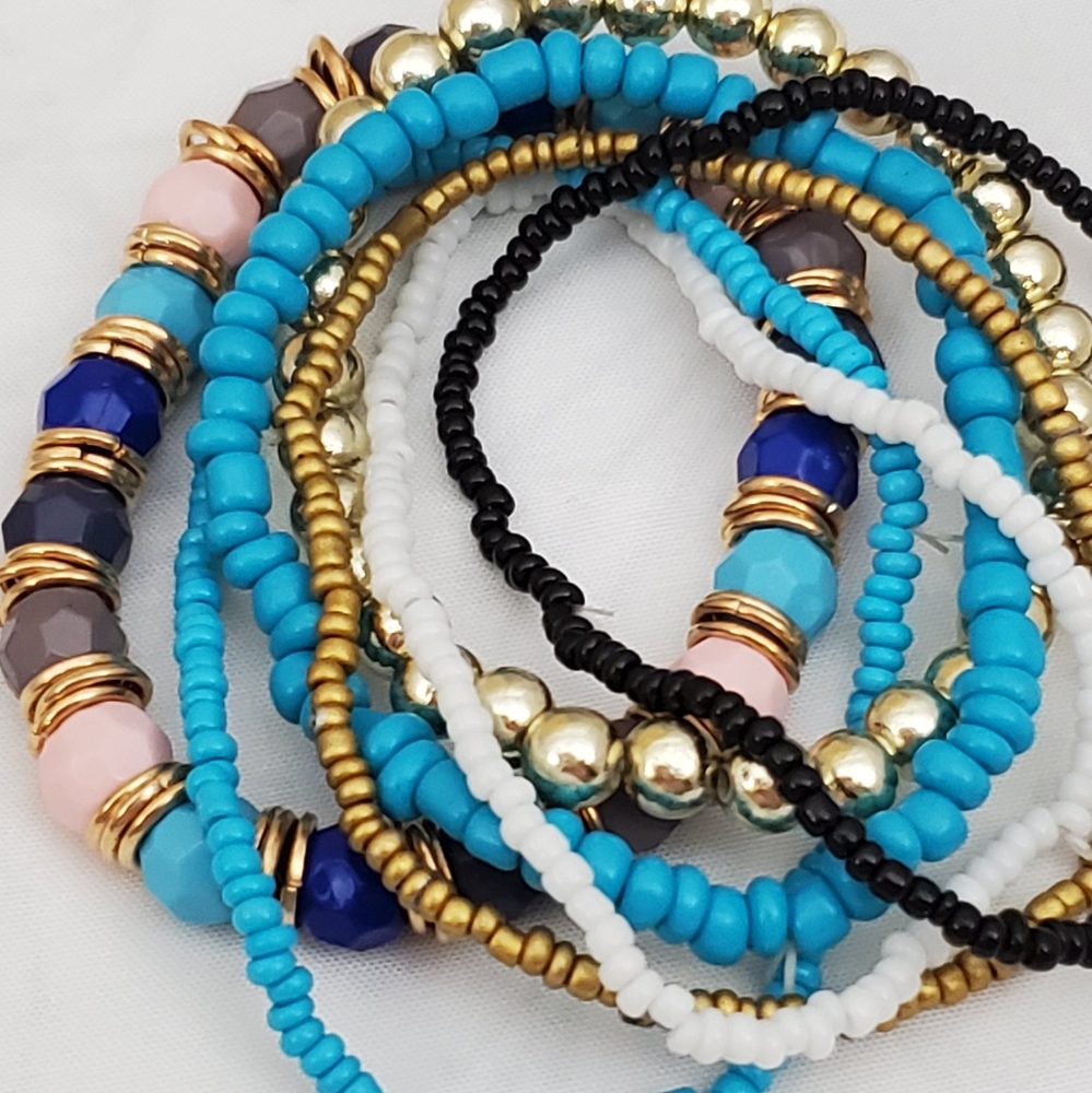 Beaded Bracelet Stack